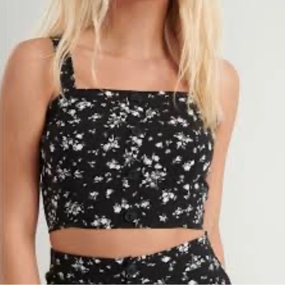 GARAGE crop black tank - Picture 2 of 8